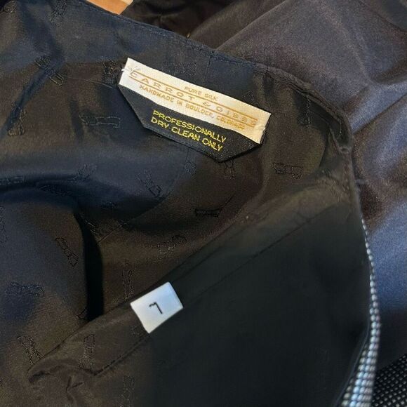 Carrot & Gibbs Mens Pure Silk Waistcoat Vest Large USA Handmade Formal Luxe - Picture 5 of 8